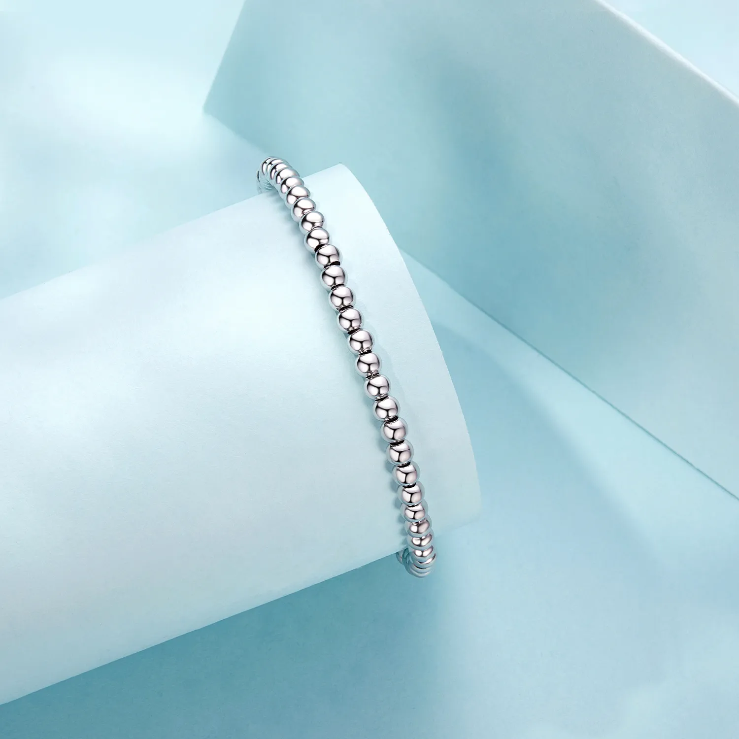 PANDORA Style Silver Beads Diy Basic Chain - SCB267