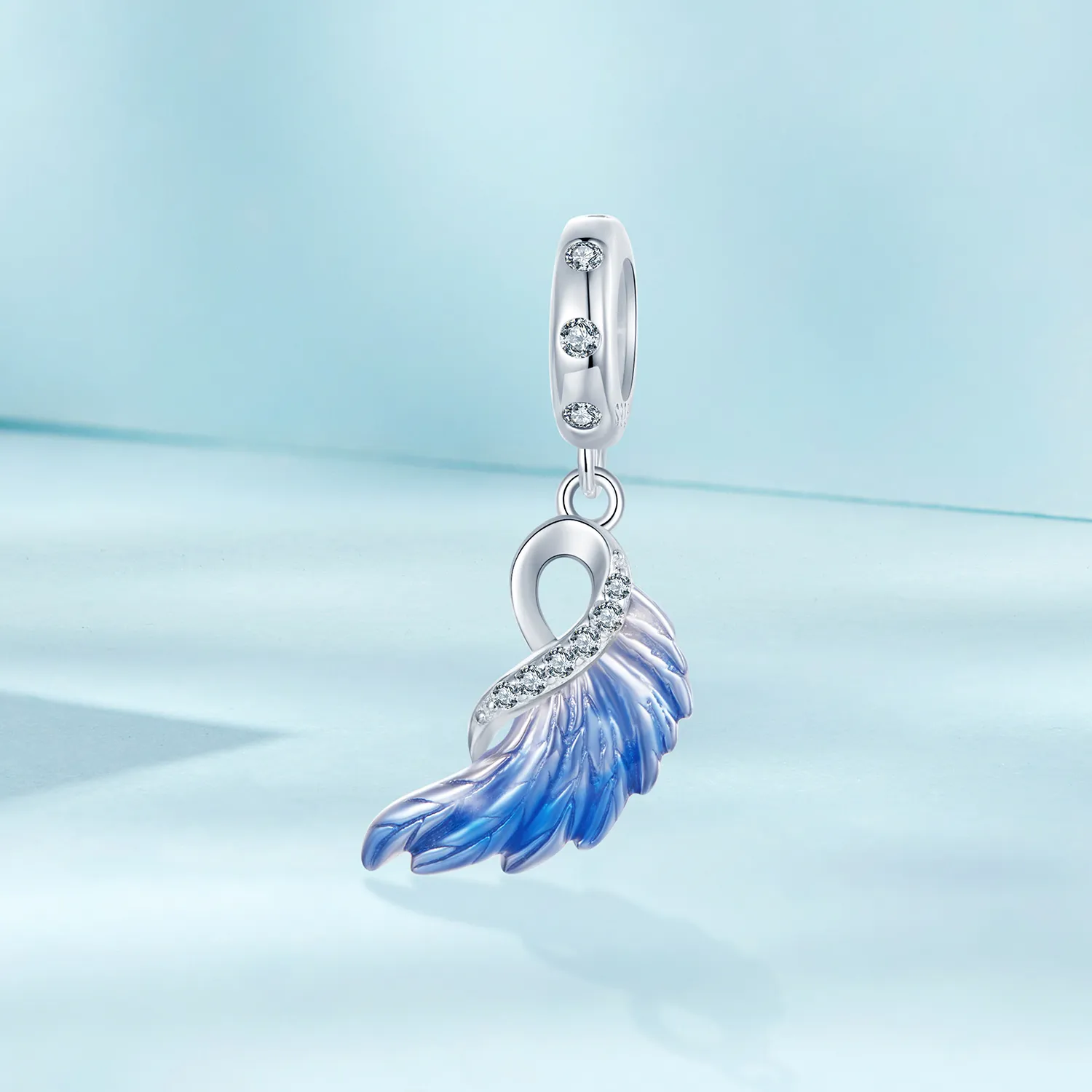 PANDORA Style Blue Wings Double Pendant - SCC2781