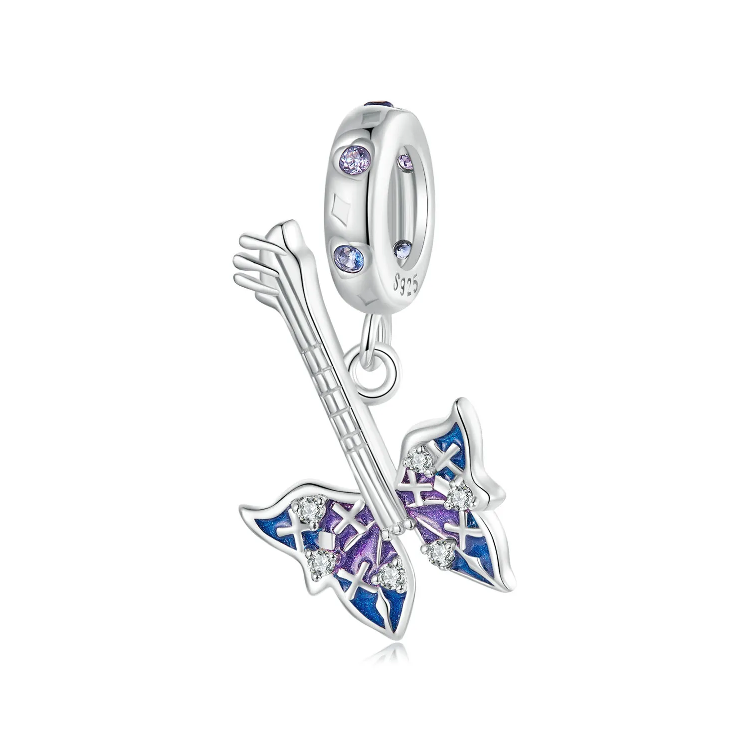 PANDORA Style Butterfly Bass Pendant - SCC2764