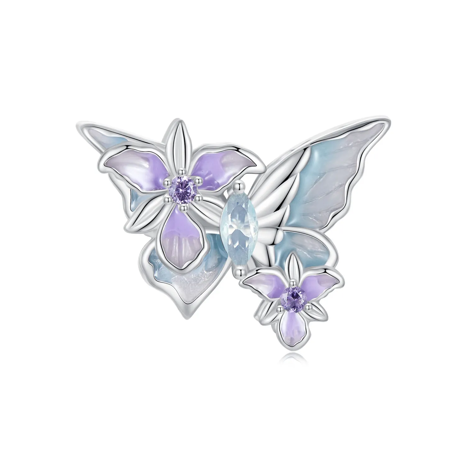 PANDORA Style Butterfly Iris charm - BSC1030