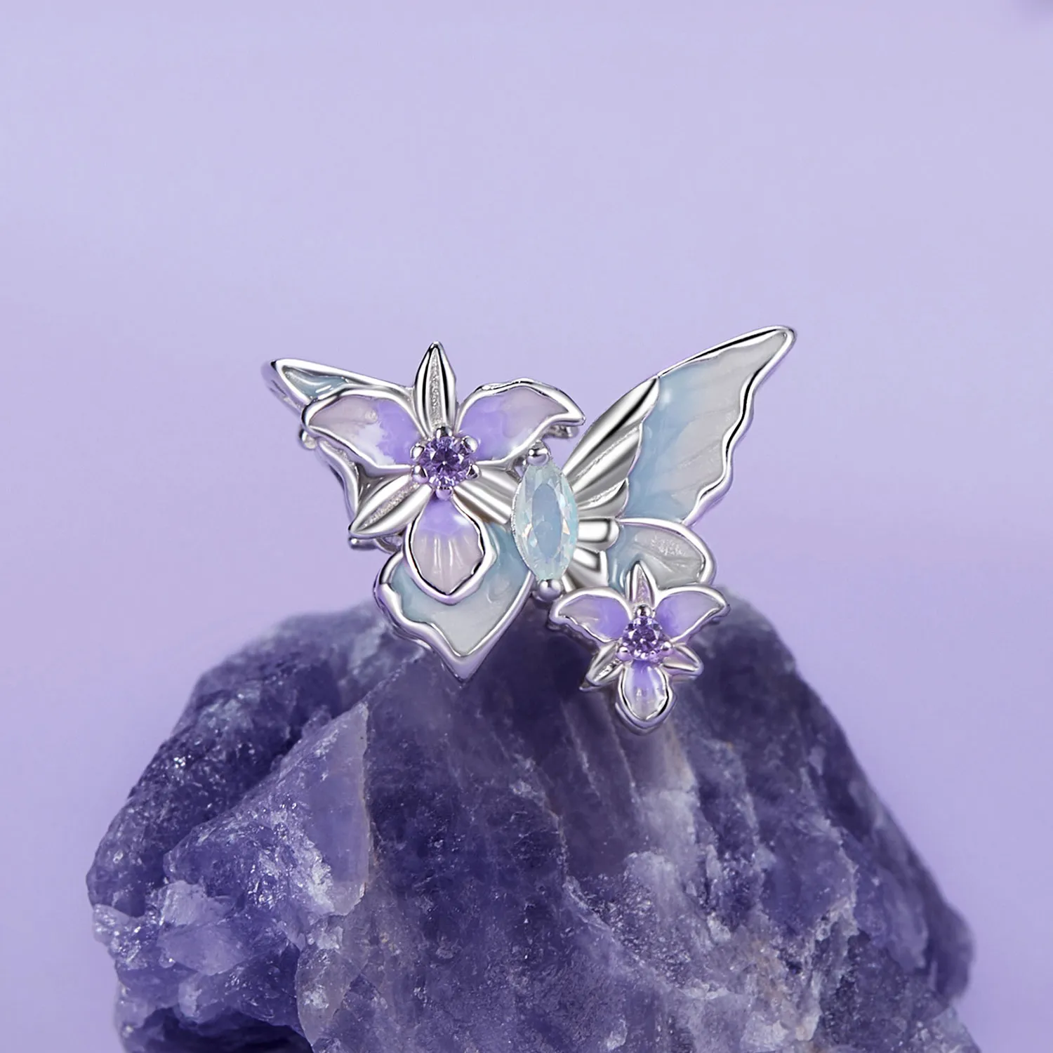 PANDORA Style Butterfly Iris charm - BSC1030