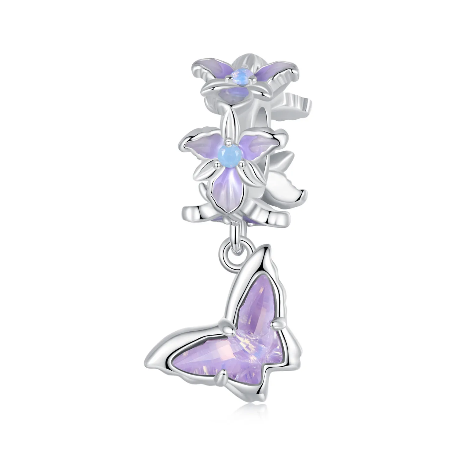 PANDORA Style Butterfly Iris Pendant - BSC1033