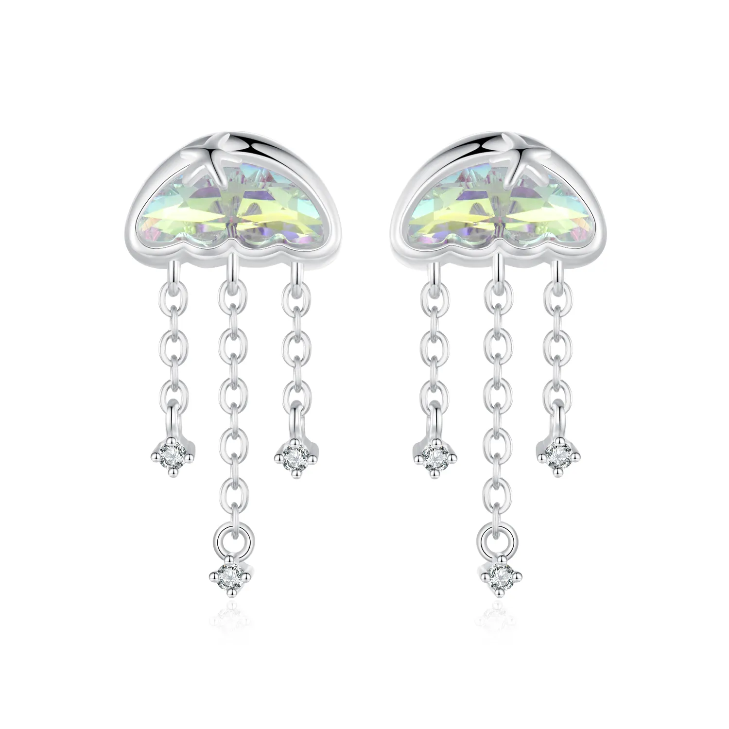 PANDORA Style Colorful jellyfish earrings - SCE1742