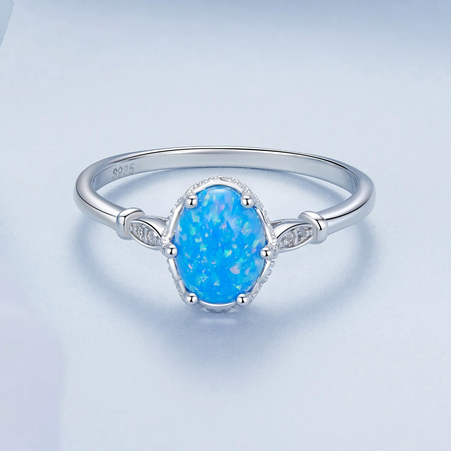 PANDORA Style Crown Blue Opal Ring - BSR564