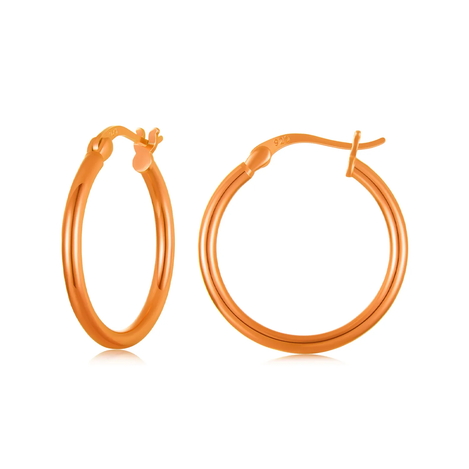 PANDORA Style Electric orange earrings - SCE1608-LOG