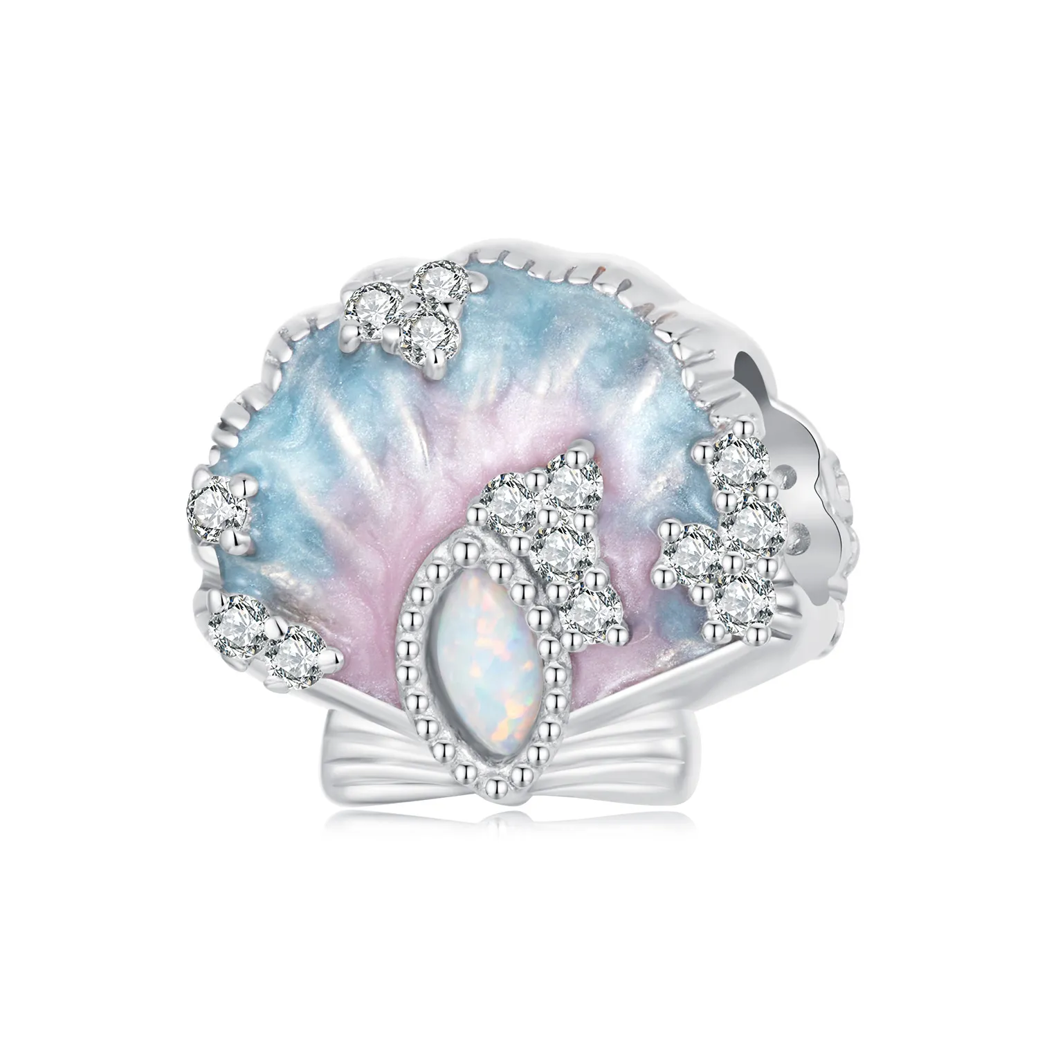 PANDORA Style Fantasy colorful shell charm - BSC1017