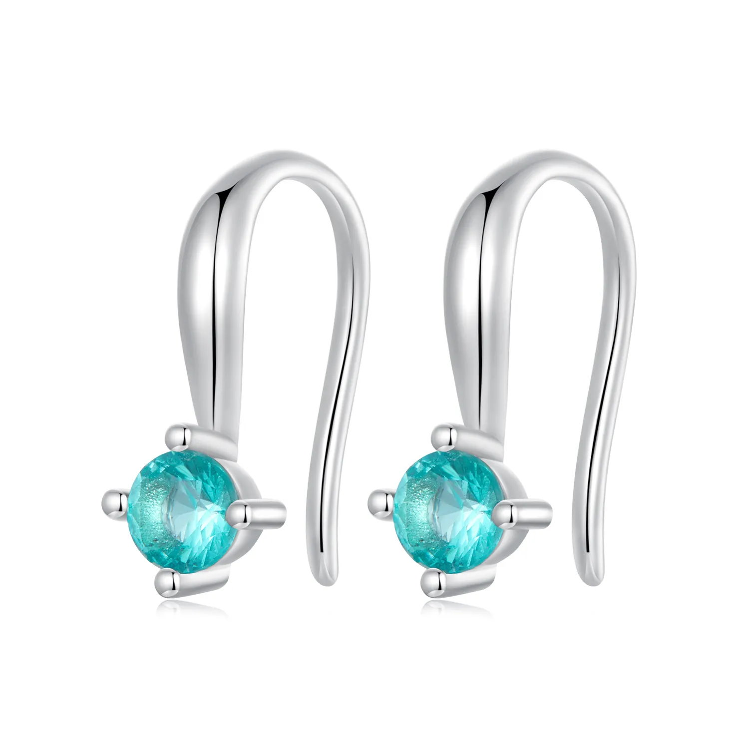 PANDORA Style Green ear hooks - BSE1029