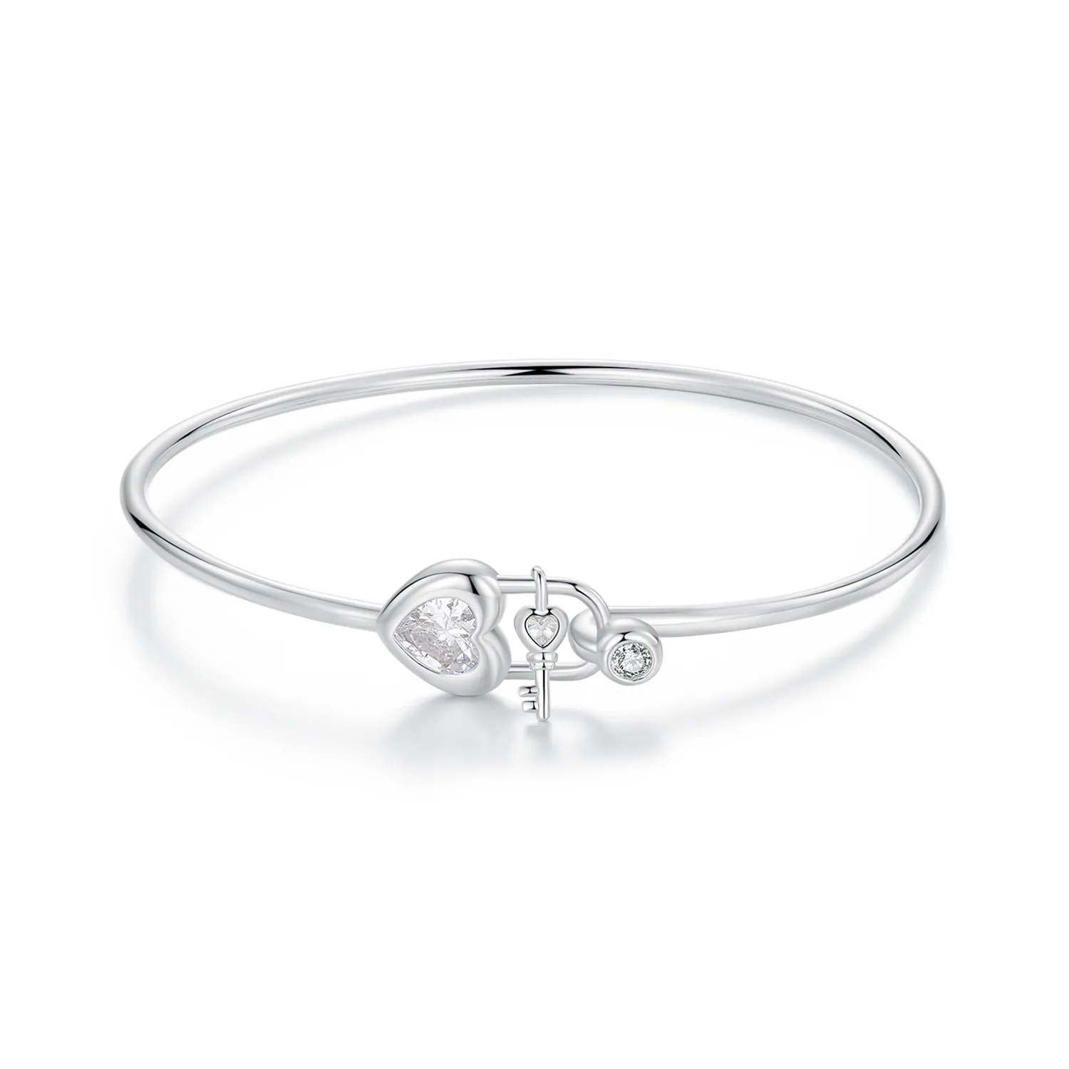 PANDORA Style Heart-Shaped Interlocking Bracelet - BSB170