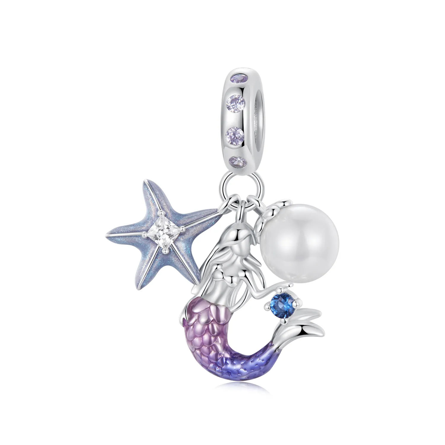 pandora style mermaid pendant scc2768