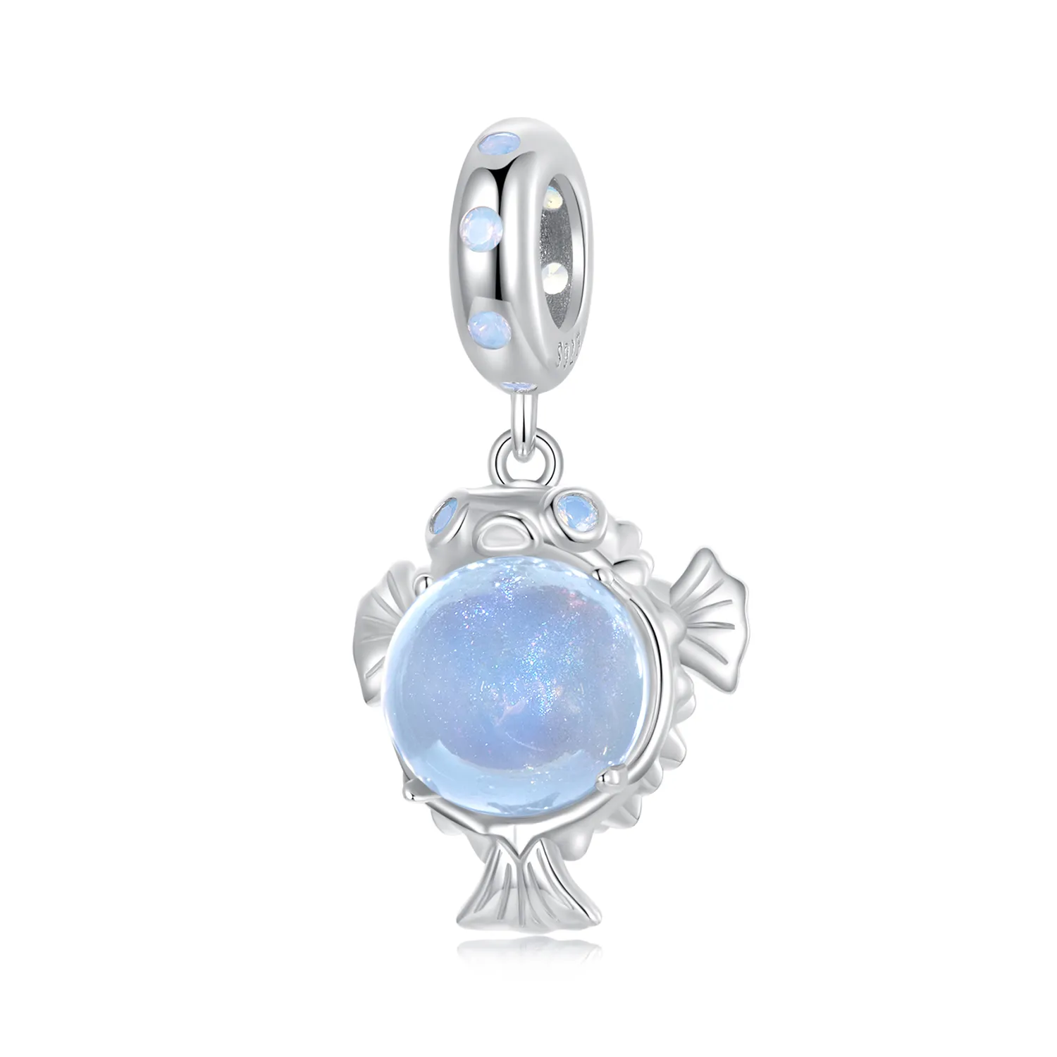 pandora style ocean puffer pendant scc2798