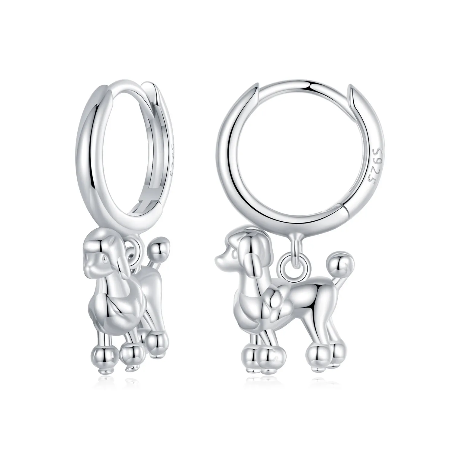 PANDORA Style Poodle Ear Clips - SCE1758