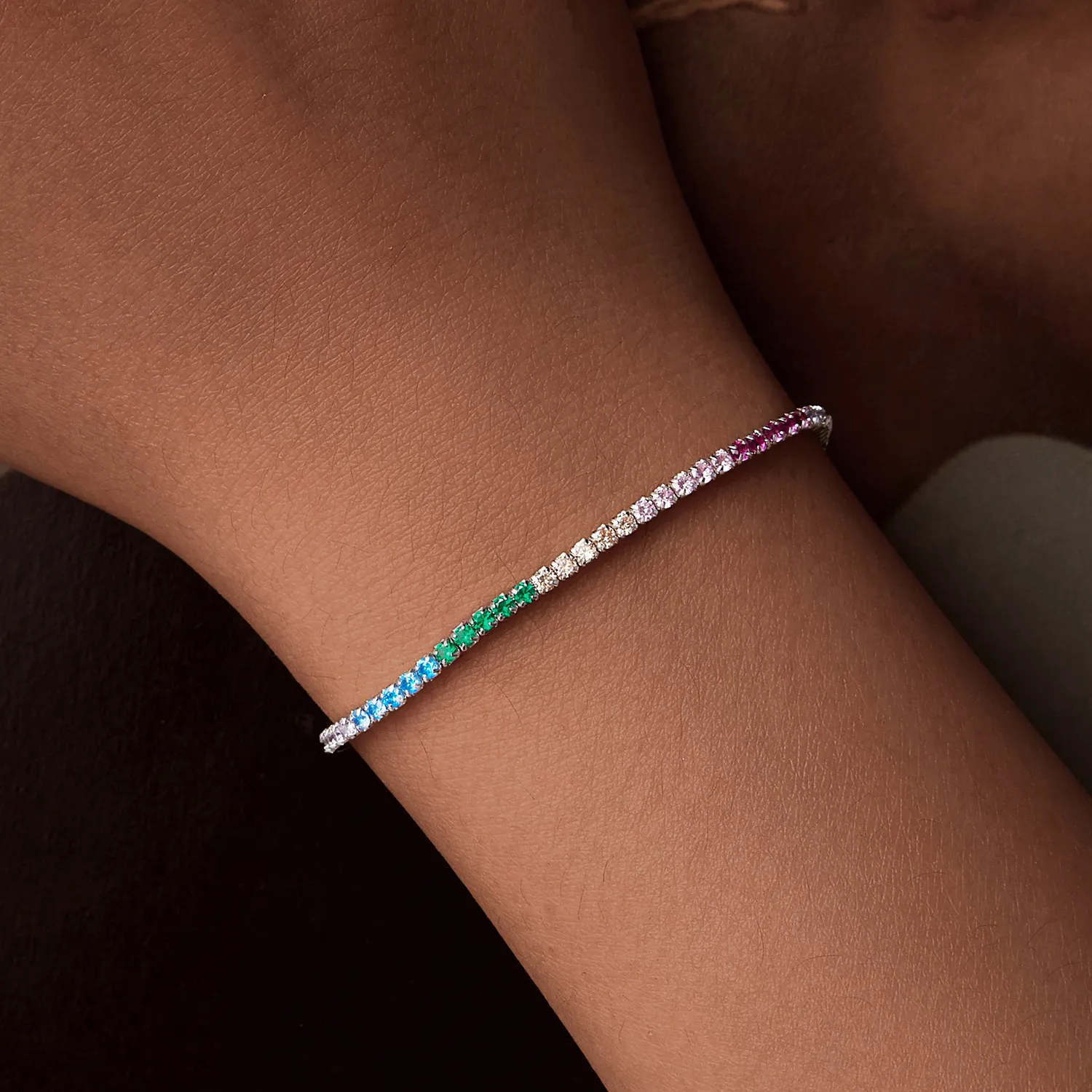 PANDORA Style Rainbow Bracelet - SCB277