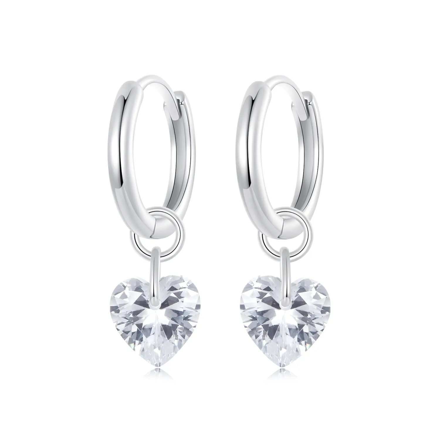 PANDORA Style Smart heart earrings - SCE1753