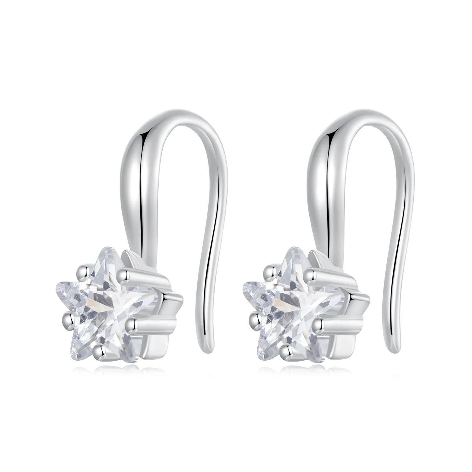 PANDORA Style Star Ear Hooks - BSE1028