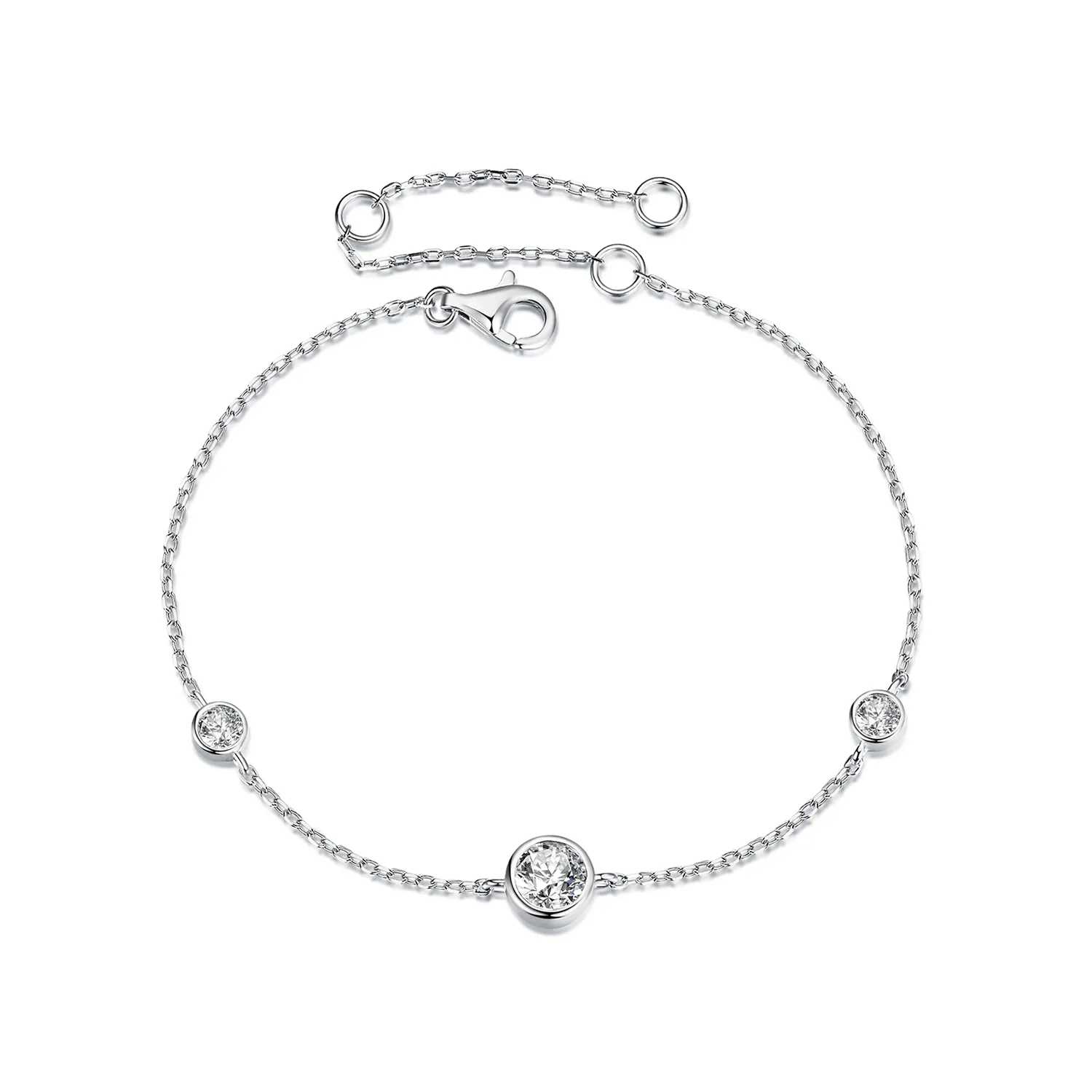 PANDORA Style Starry Moissanite Bracelet (with one certificate) - MSB018