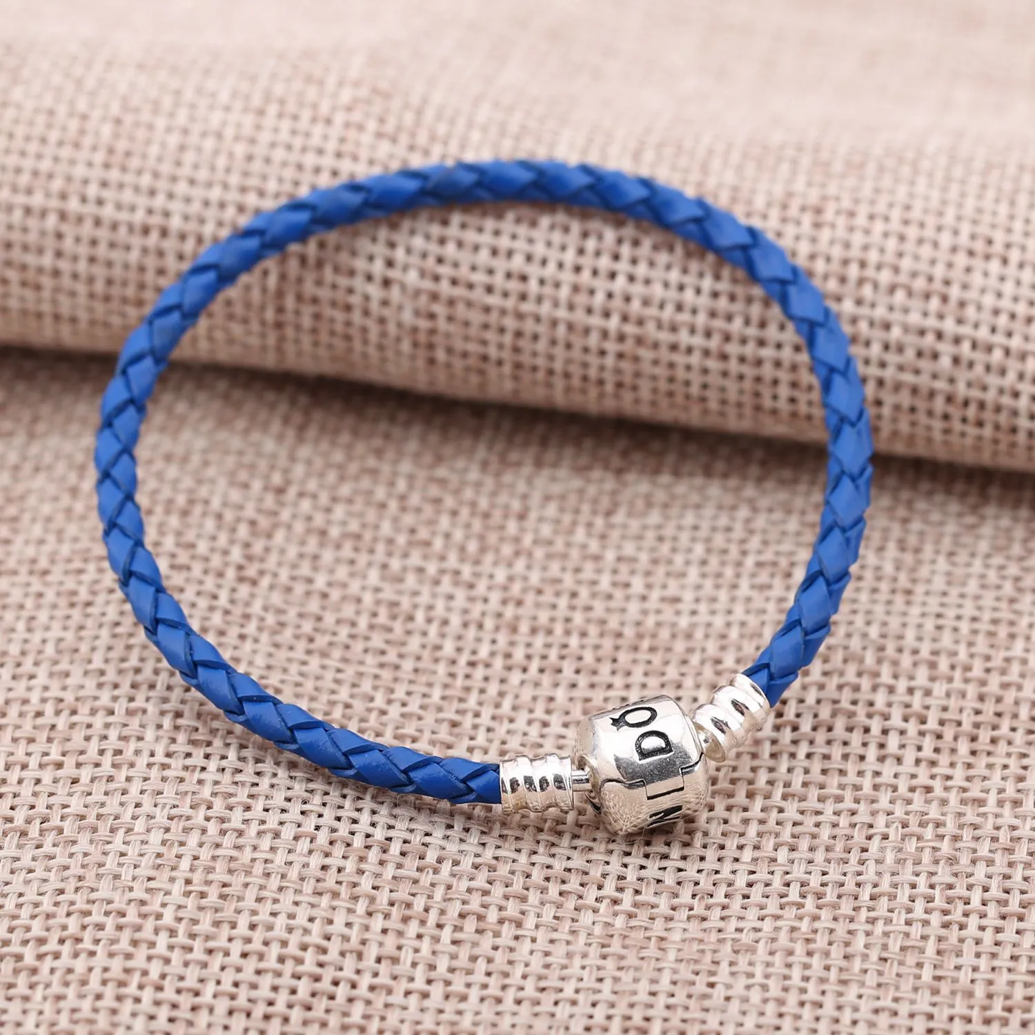 PANDORA Blue Single Leather Bracelet - 590705CRD-B