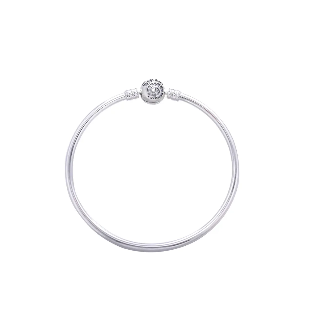 PANDORA Silver bangle with disney clasp Bracelet - 7501055890733MS