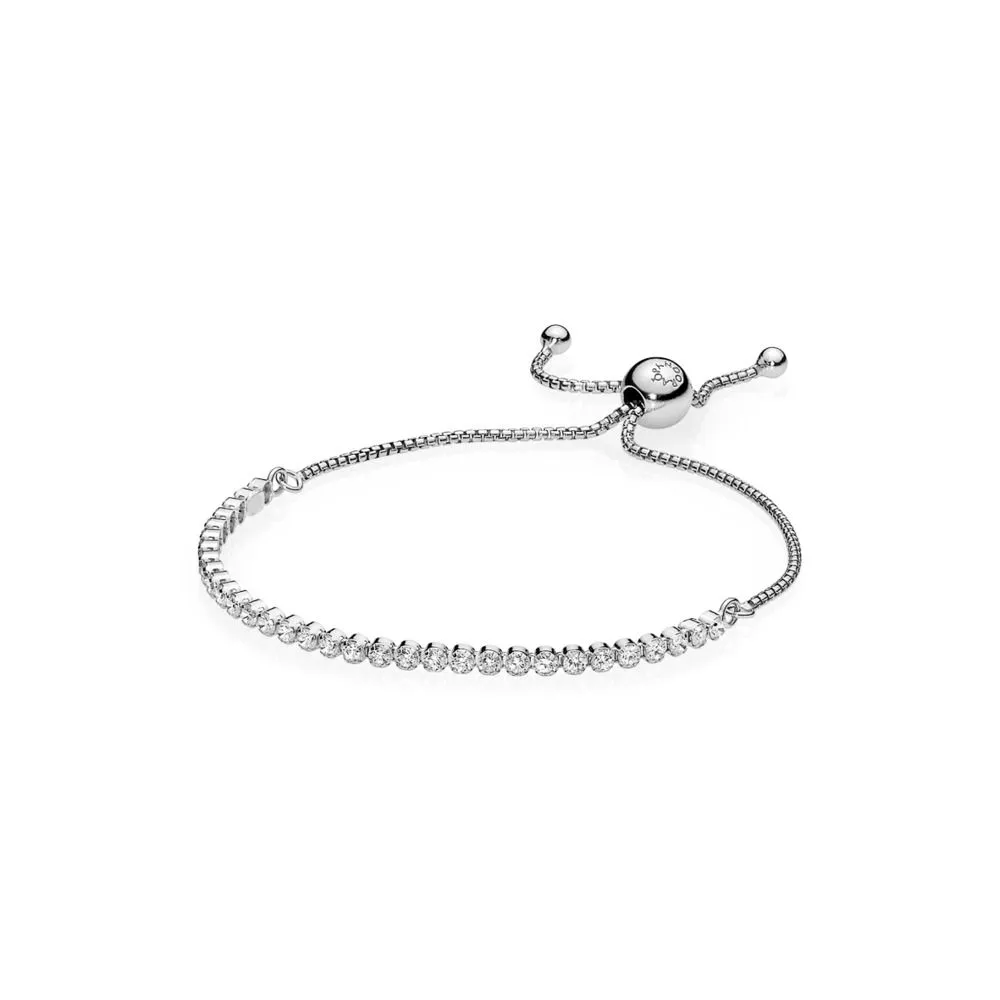 pandora sparkling strand bracelet clear cz 590524cz