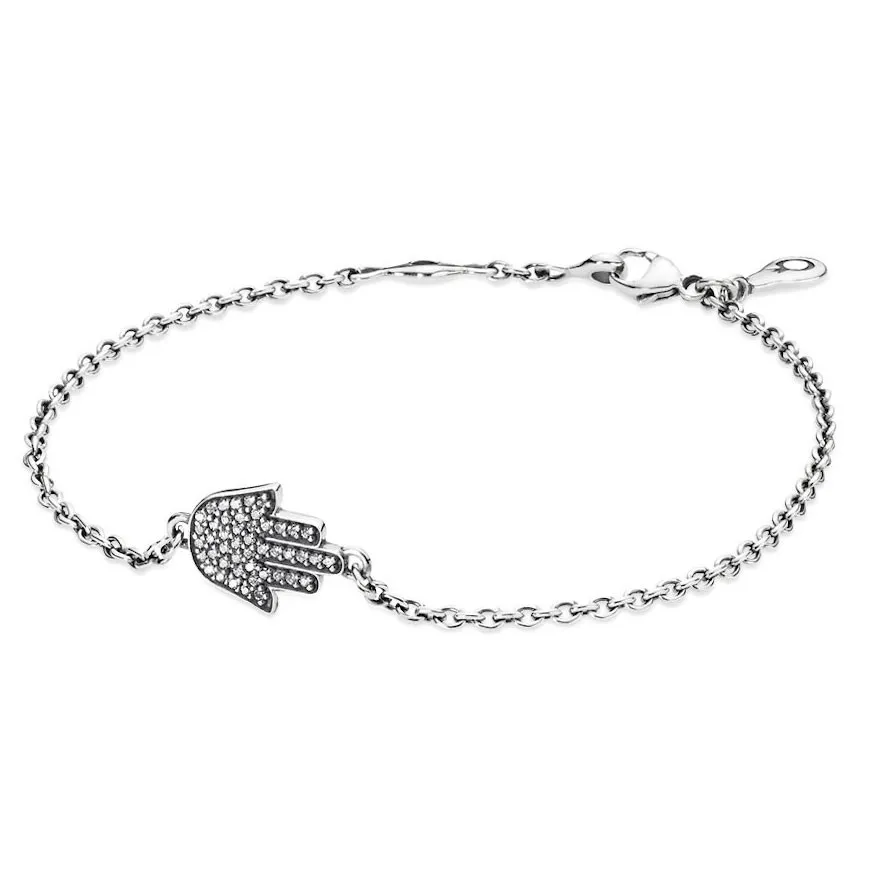 PANDORA Symbol of Protection Bracelet, Clear CZ - 590505CZ