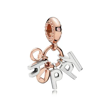 Be Happy Dangle Charm, PANDORA Rose - 787017NPO