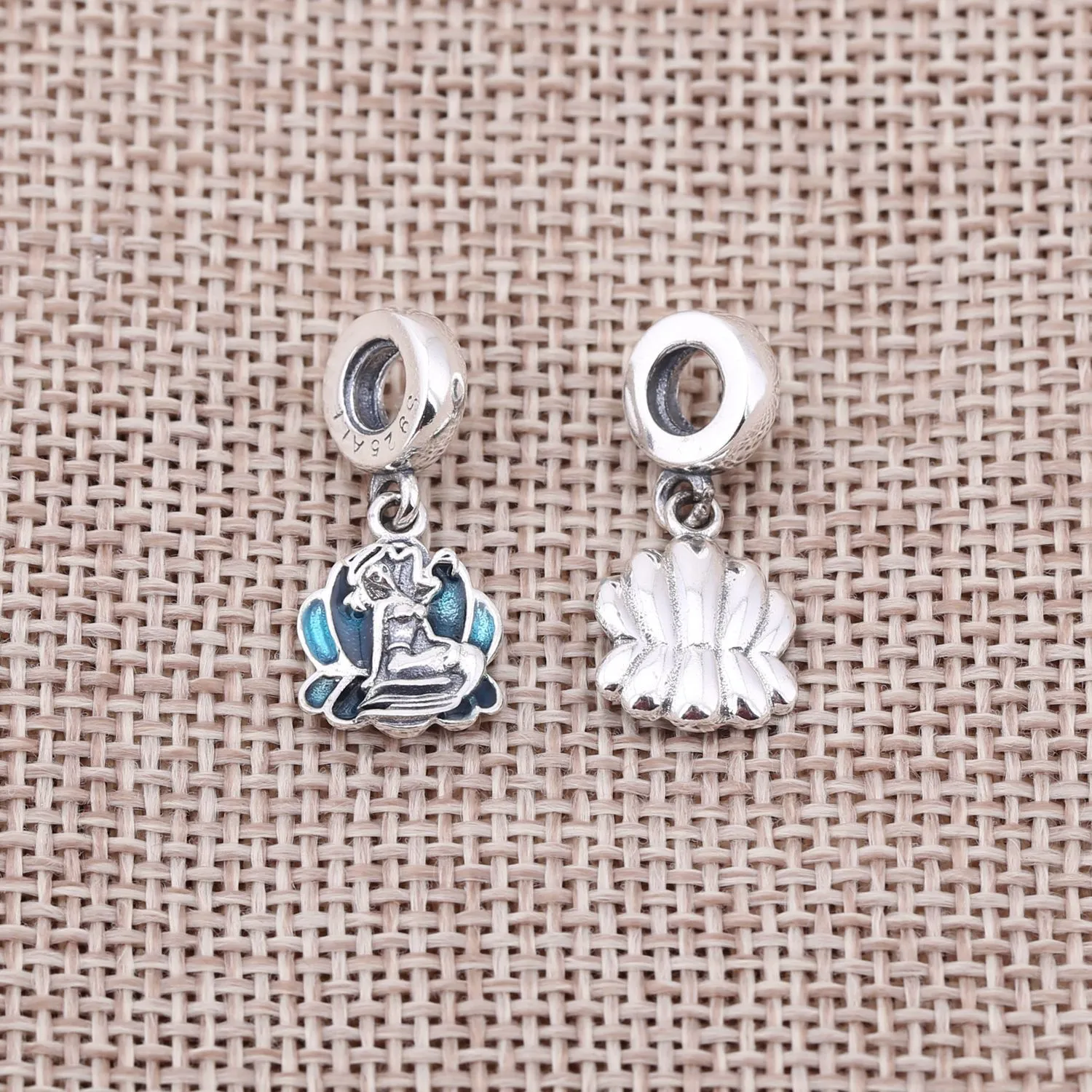 Disney, Ariel & Sea Shell Dangle Charm - PANDORA