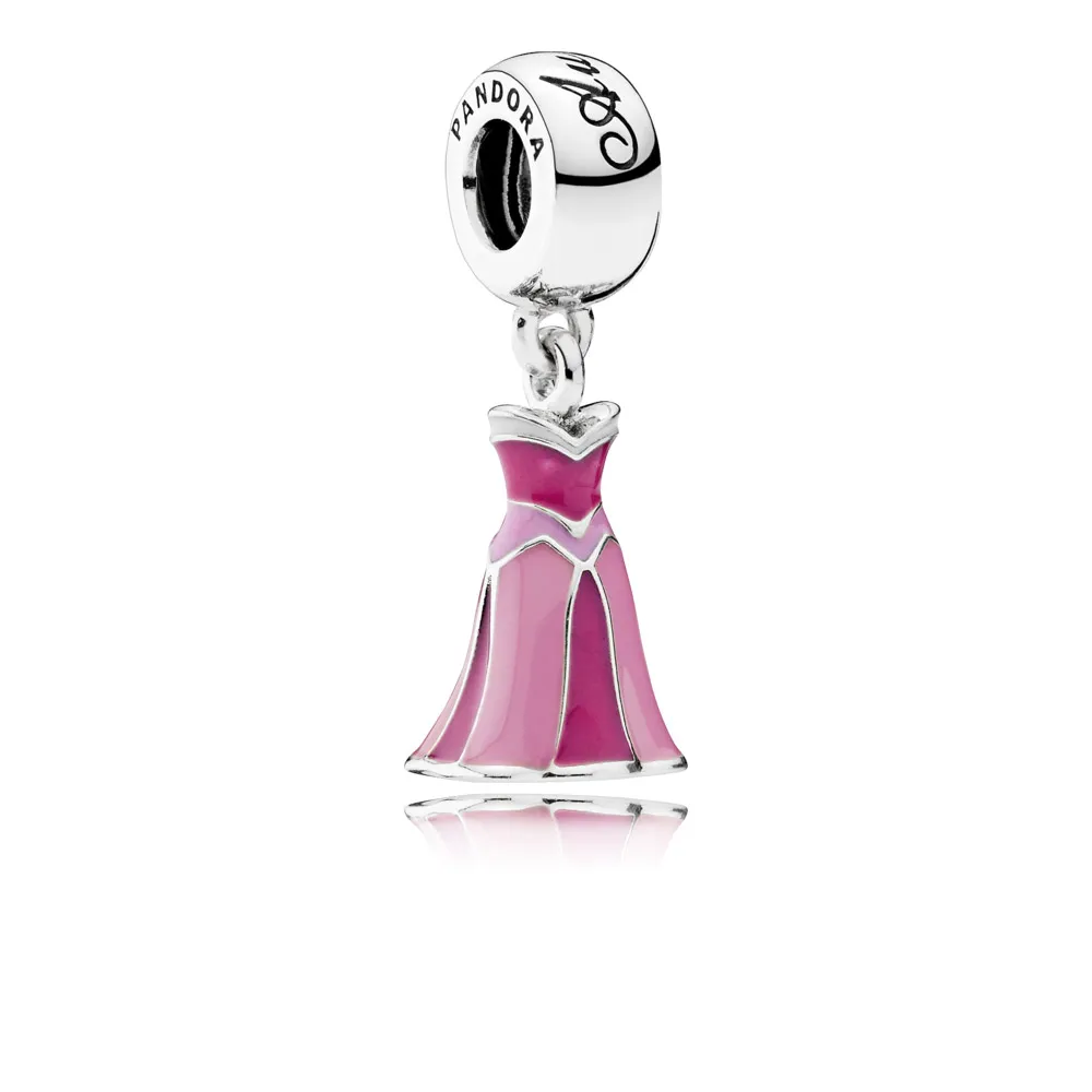 Disney, Aurora's Dress Dangle Charm - PANDORA