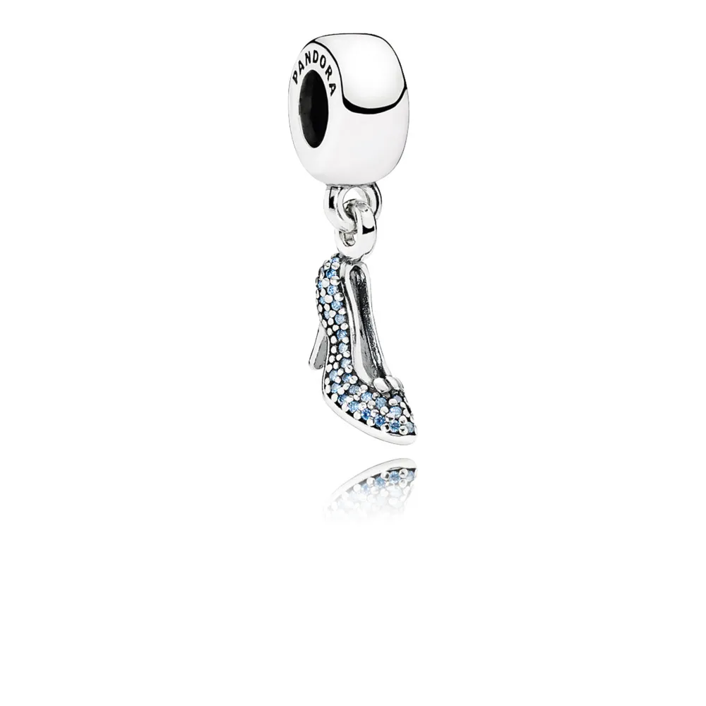 Disney, Cinderella Sparkling Slipper Dangle Charm - PANDORA