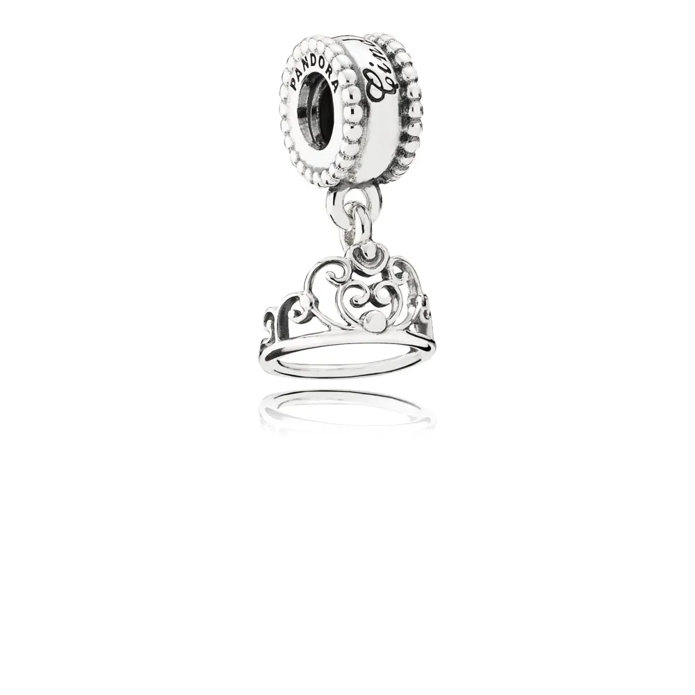 Disney, Cinderella's Tiara Dangle Charm - PANDORA