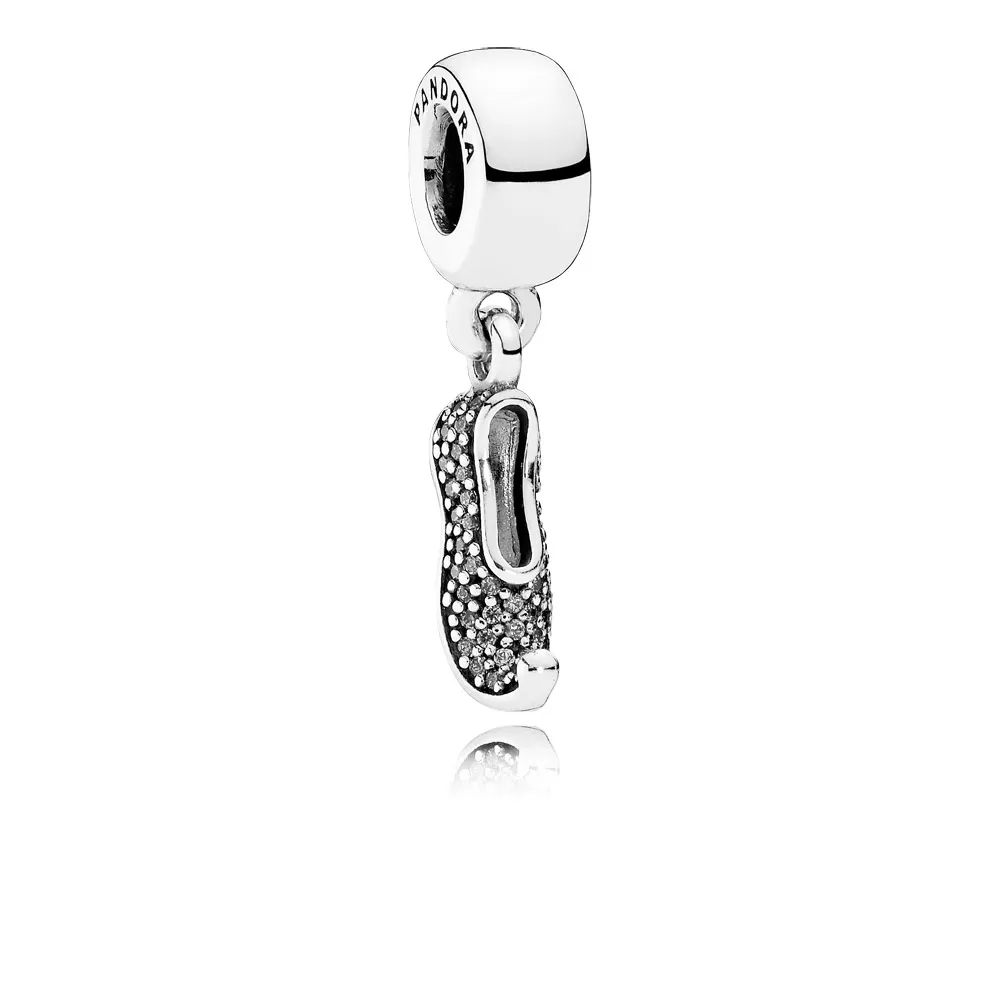 disney jasmines sparkling slipper dangle charm pandora