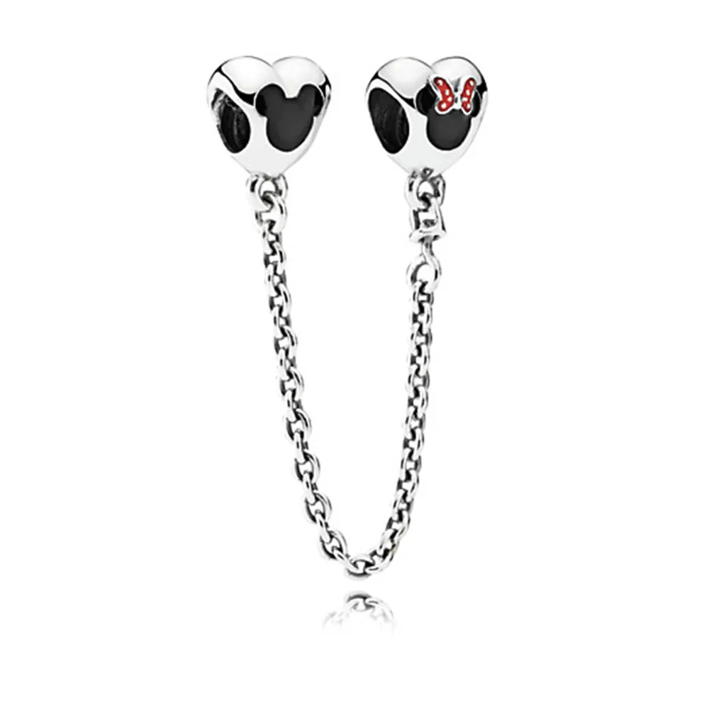 Disney Mickey And Minnie Mouse Safety Chain - PANDORA