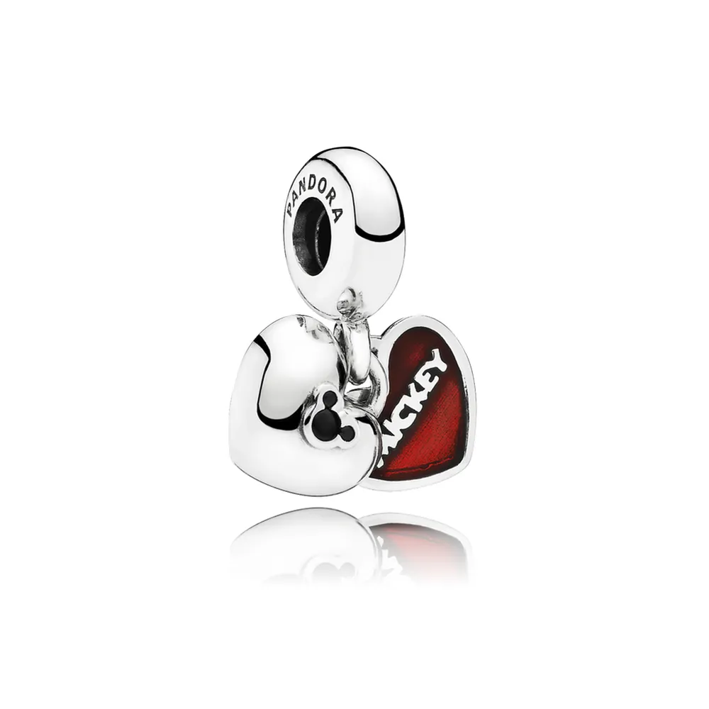 Disney, Mickey & Minnie Dangle Charm - PANDORA