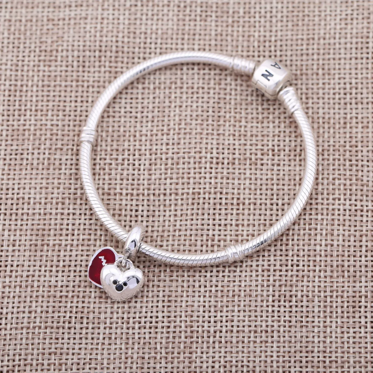 Disney, Mickey & Minnie Dangle Charm - PANDORA