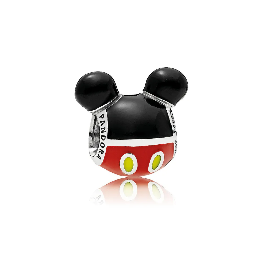 disney pandora charm mickey mouse silhouette icon