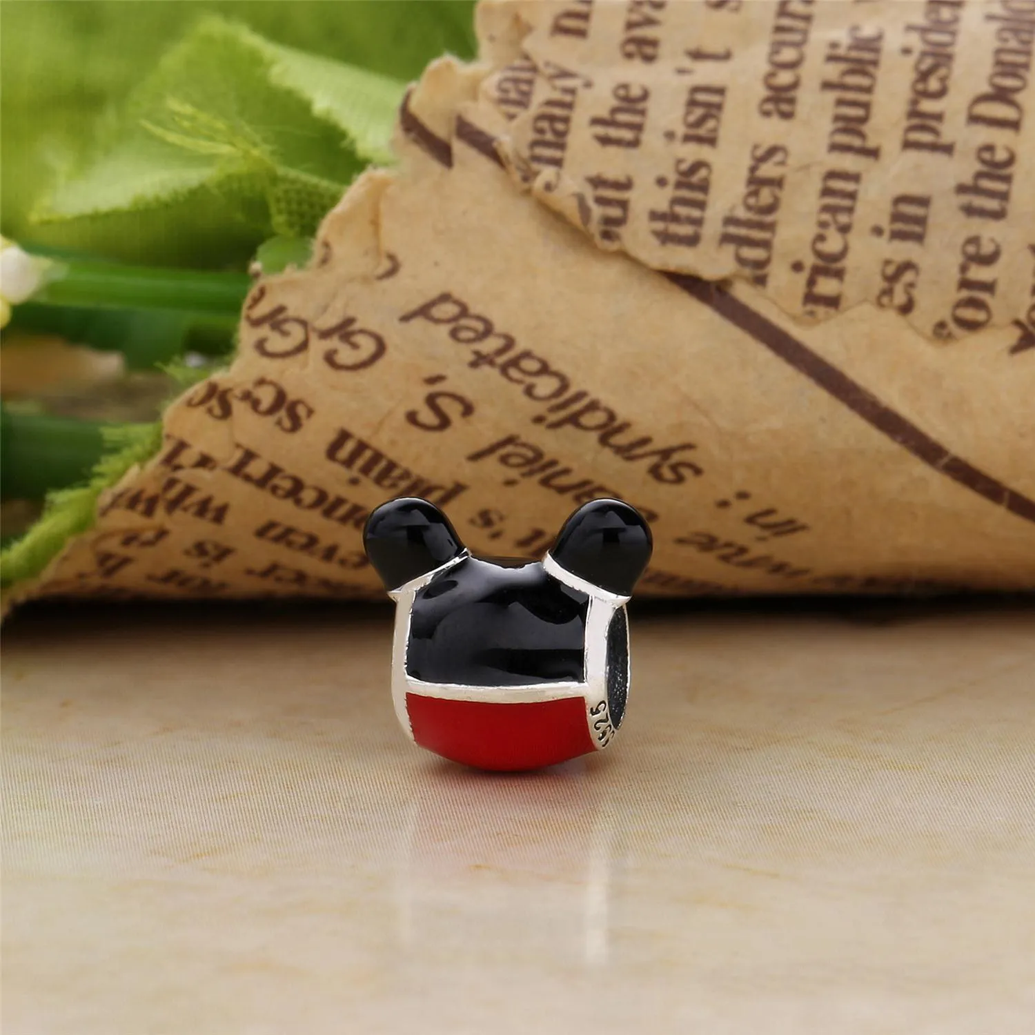 Disney PANDORA Charm - Mickey Mouse Silhouette Icon