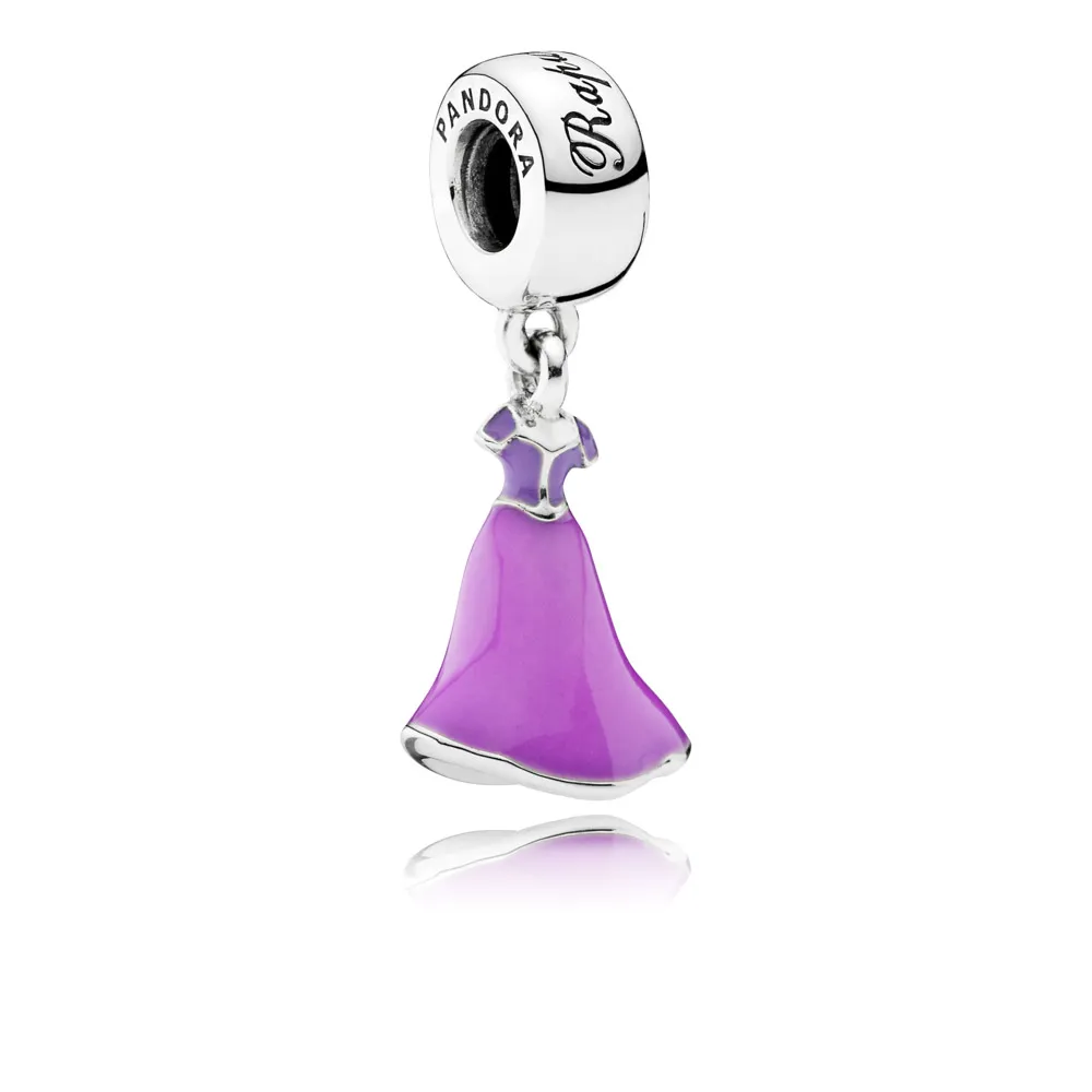 Disney, Rapunzel's Dress Dangle Charm - PANDORA