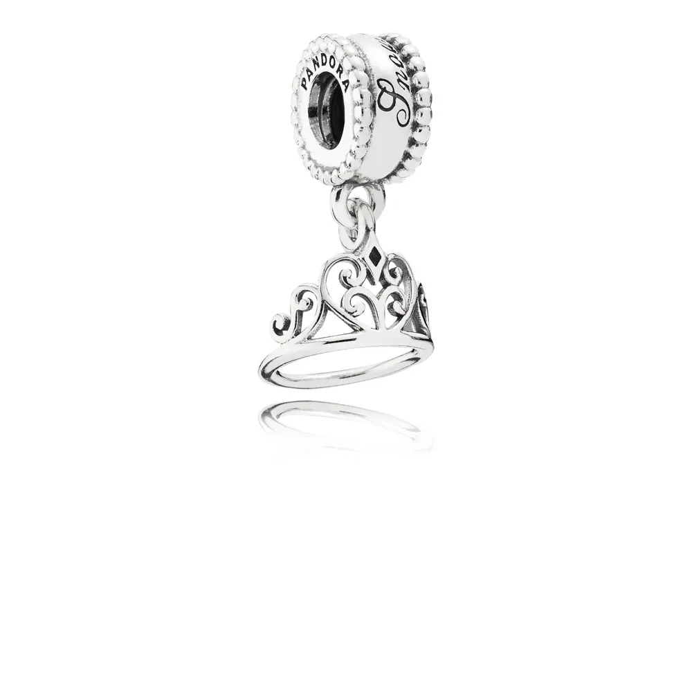 disney snow white tiara silver dangle pandora