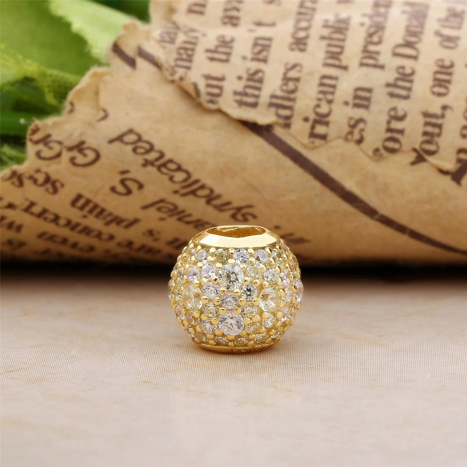 Golden Mix Pavé Charm, PANDORA Shine™ Multi-Colored CZ - 767052CSY