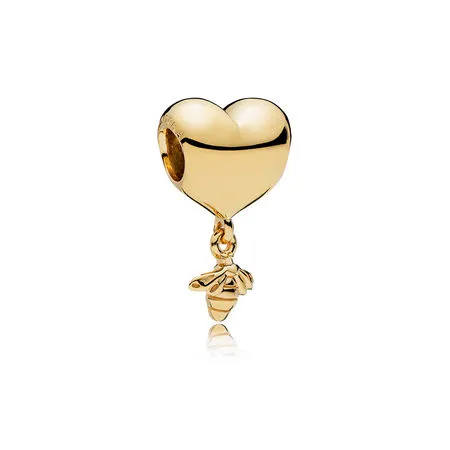 heart bee charm pandora shine dangle 767022