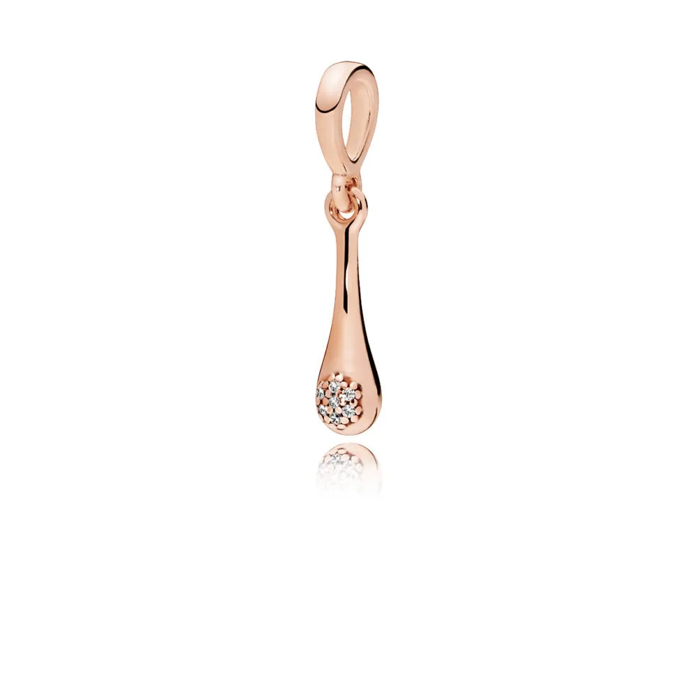 Modern LovePods™ Pendant, PANDORA Rose™ & Clear CZ Dangle - 387291CZ