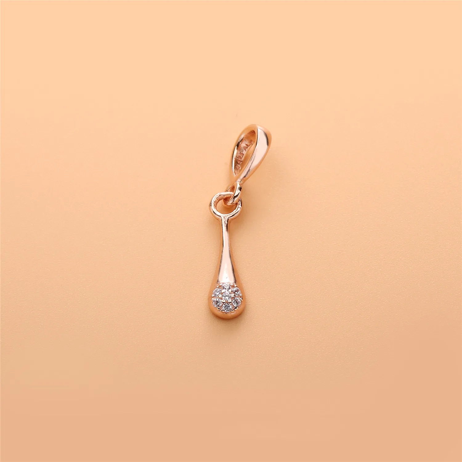 Modern LovePods™ Pendant, PANDORA Rose™ & Clear CZ Dangle - 387291CZ