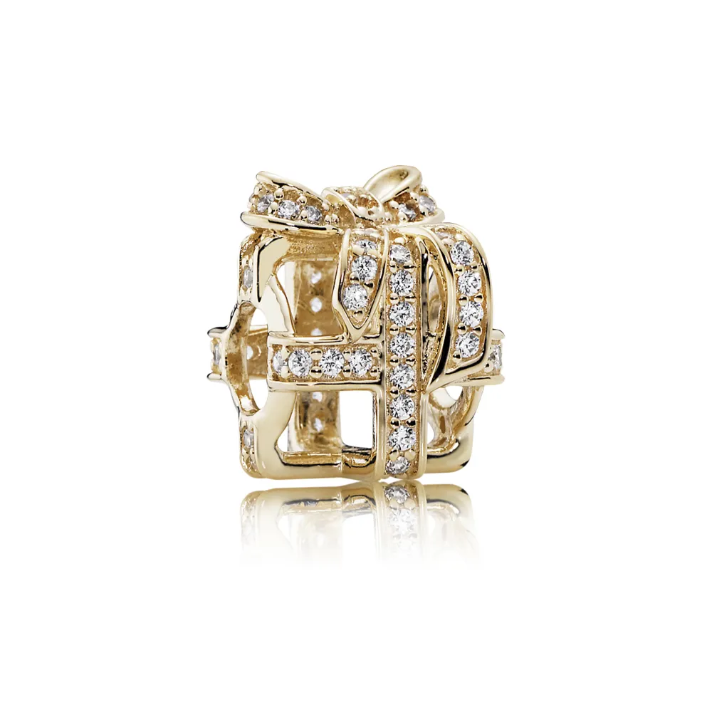 PANDORA All Wrapped Up Gift Openwork Charm - 750839CZ