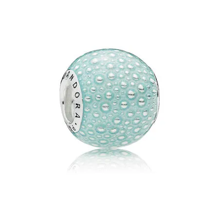 pandora aqua enchantment charm blue enamel 797091en155