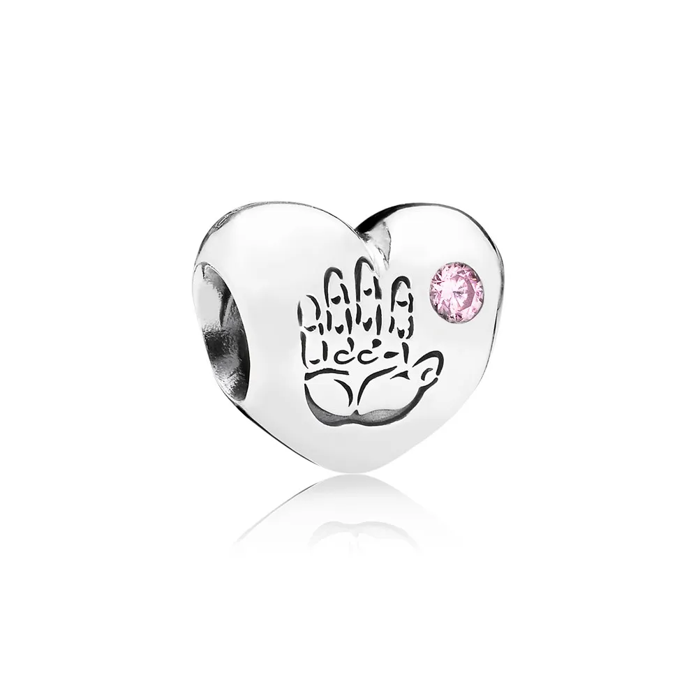 pandora baby girl charm pink cz 791280pcz