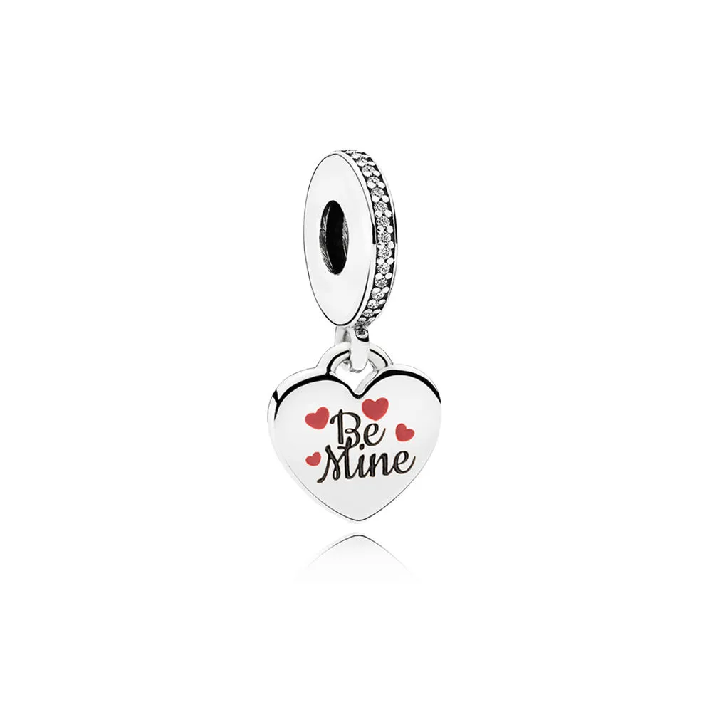 PANDORA Be Mine Dangle Charm, Burgundy & Black Enamel - ENG792017CZ_4