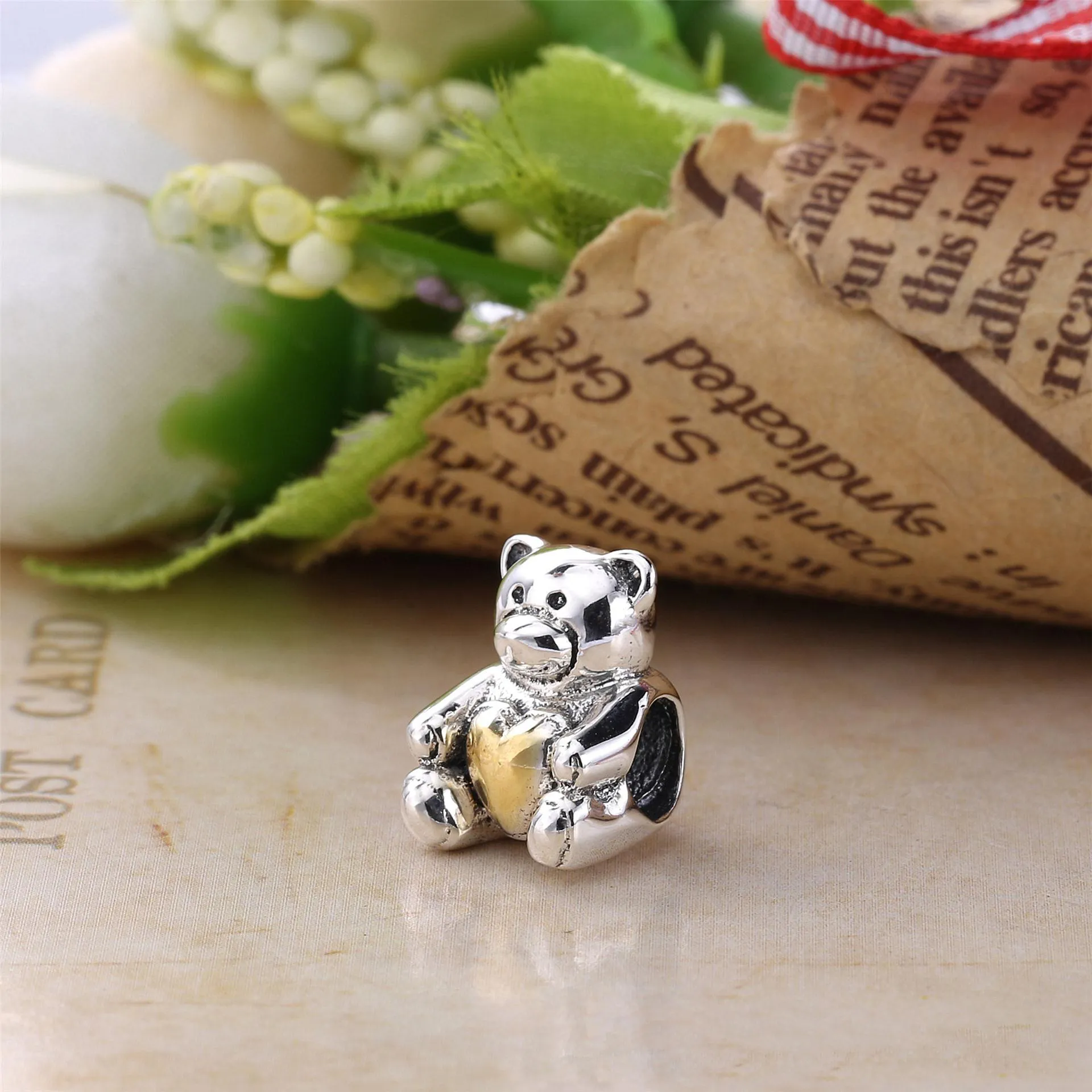 PANDORA Bear my heart Charm - 791166