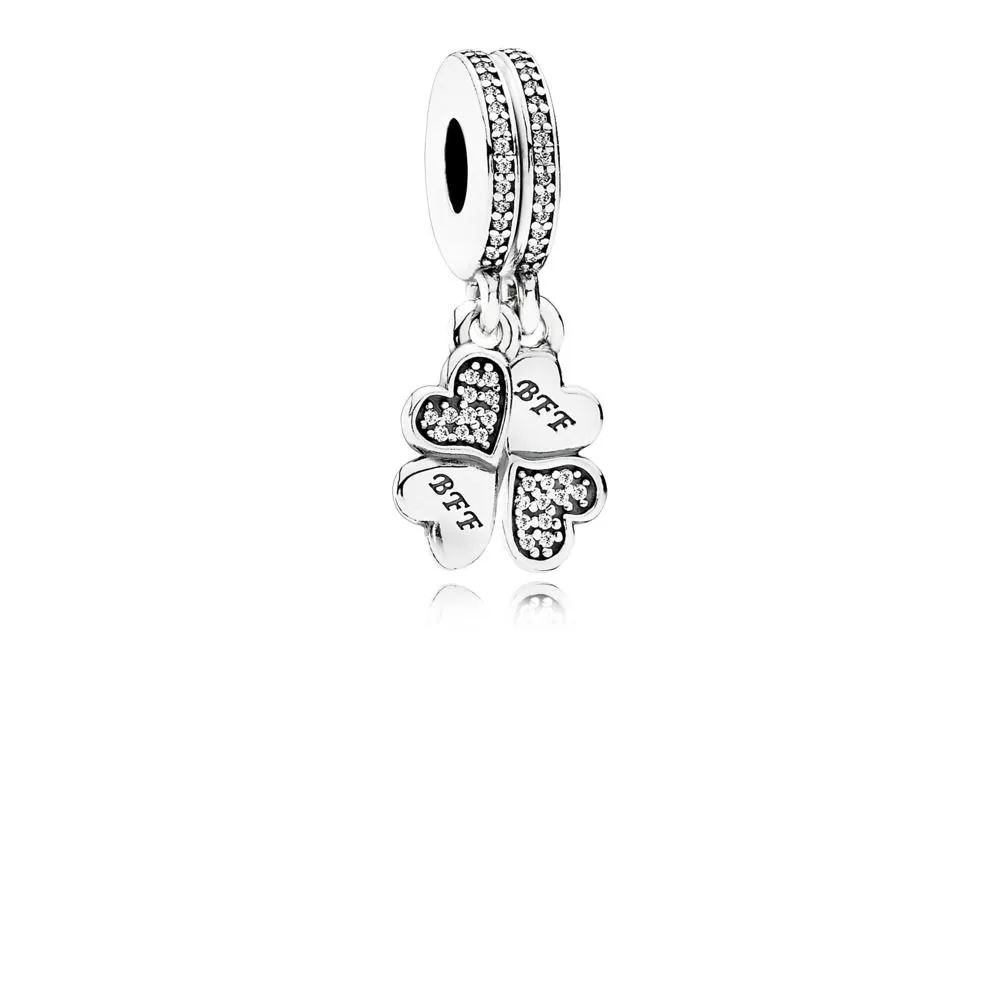 PANDORA Best Friends Forever Pendant Charm - 791949CZ