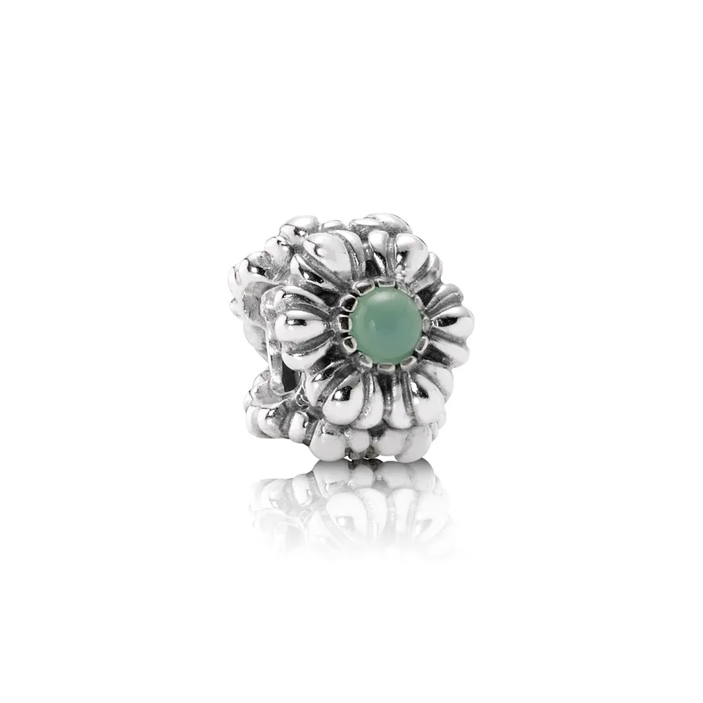 PANDORA Birthday Blooms, May, Chrysoprase Charm - 790580CH