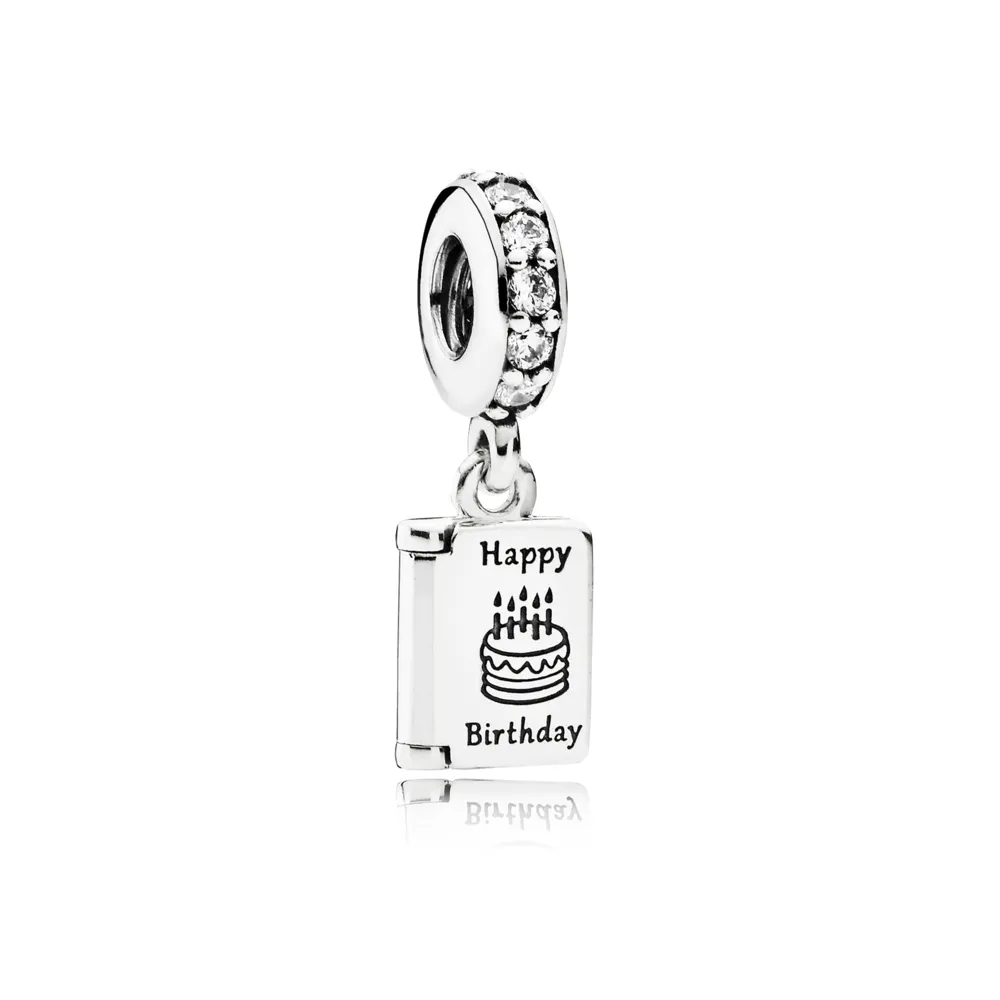 PANDORA Birthday Wishes Pendant Charm - 791723CZ