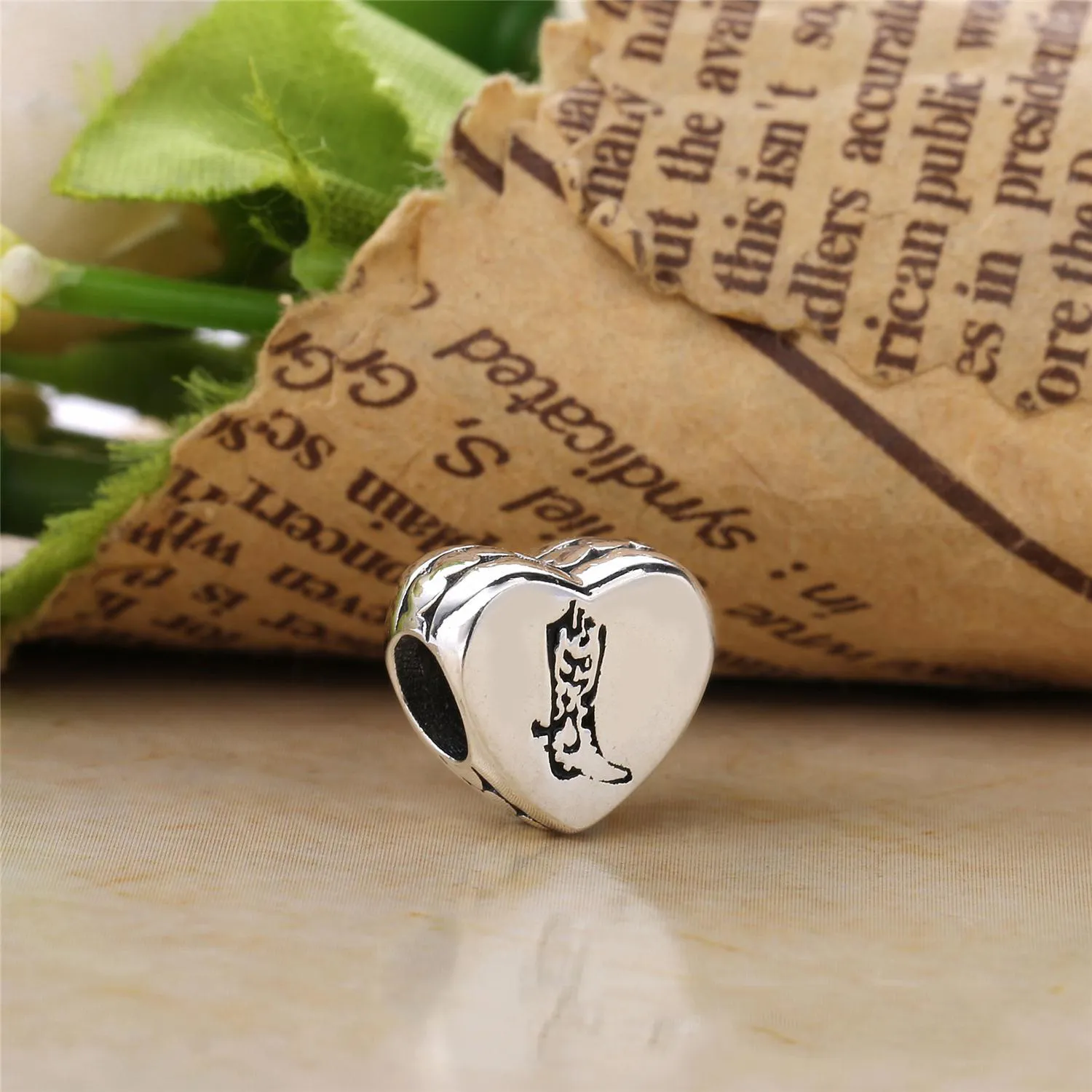 PANDORA Boot heart charm - PS00178-1