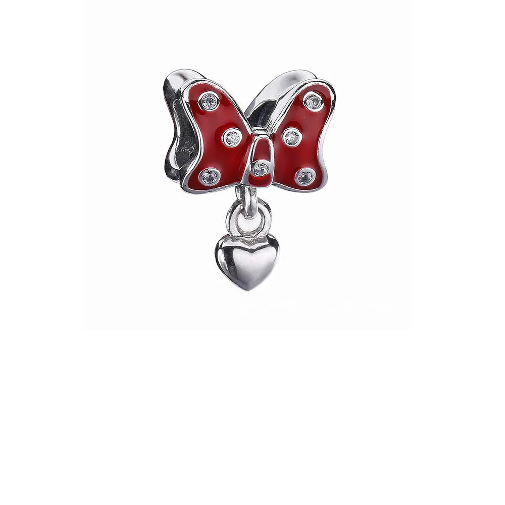 PANDORA Bow with Heart Charm - PJ00298-1